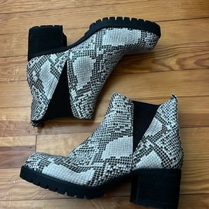 MIA snake skin boots